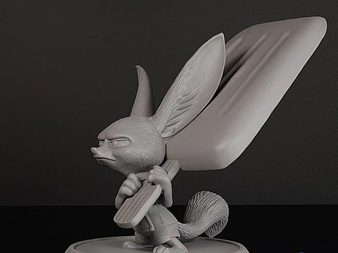 Finnick - Zootopia Pawpsicle Hustle 3D Printable STL 3D Print Model