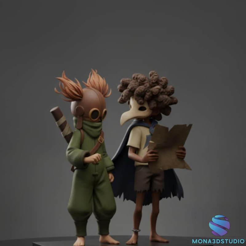 Diorama 3D STL Rendah Sendiri - Fanart Game Model Cetak 3D .c4d .max .obj .3ds .fbx .stl .blend