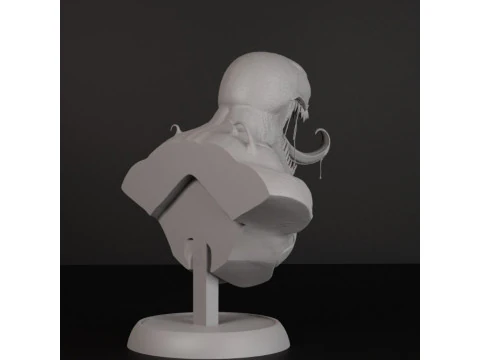 Venom Bust - Printable 3D STL Model 3D Print Model