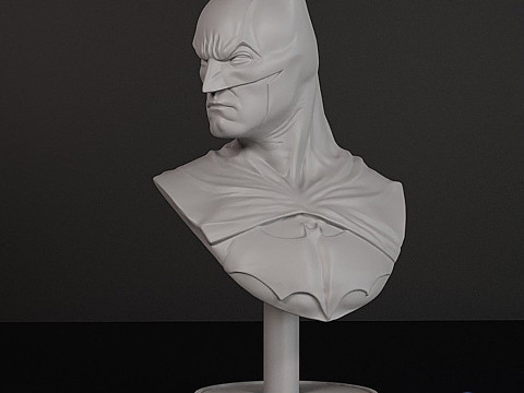 STL 3D Patung Batman Model Cetak 3D