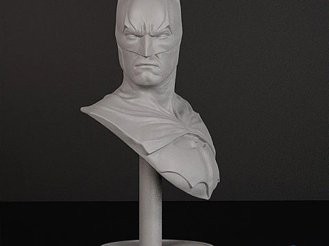 Batman Bust 3D STL 3D Print Model