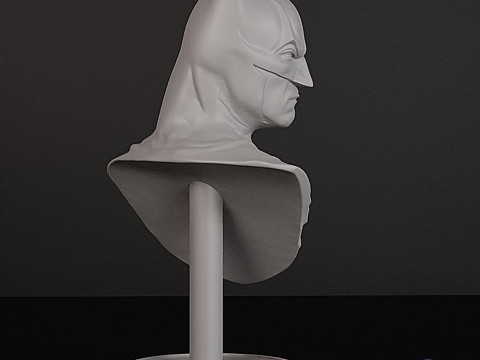 STL 3D Patung Batman Model Cetak 3D