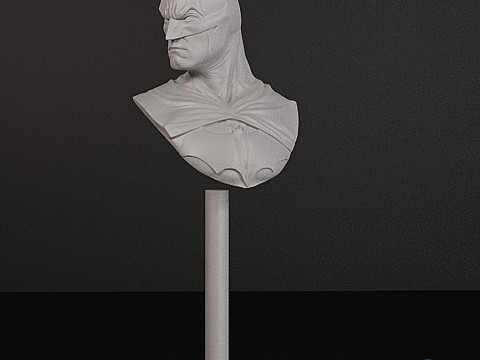 STL 3D Patung Batman Model Cetak 3D