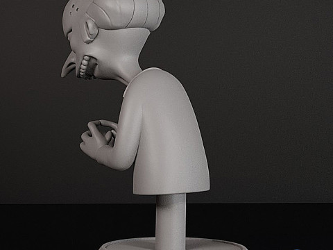 Mr Burns Büste 3D STL 3D Druckmodell