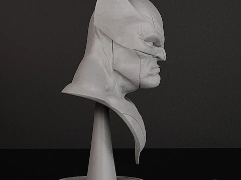 金刚狼半身像 - 可打印 STL 3D 打印模型