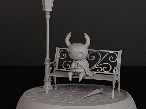 Ksatria - Diorama Ksatria Berongga STL Model Cetak 3D