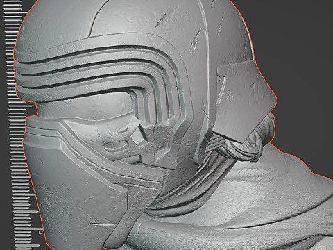 Kylo Ren Bust STL 3D Print Model