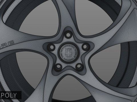 HRE 522M 3D 模型