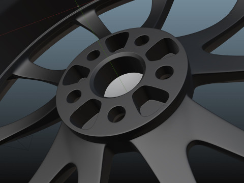 HRE SeriesP2 P204 3D Model