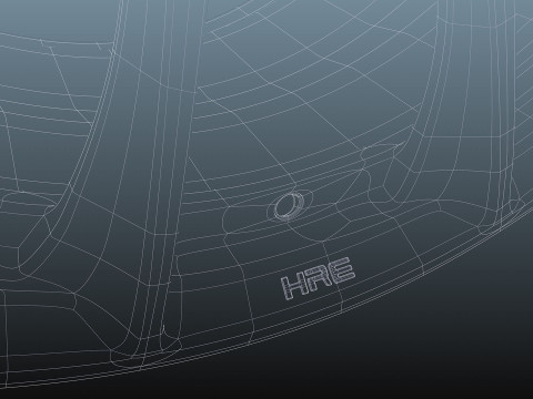 HRE SeriesP2 P204 3D Model