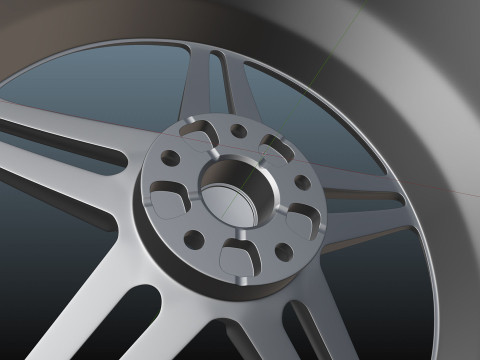 HRE P107SC 3D-Modell