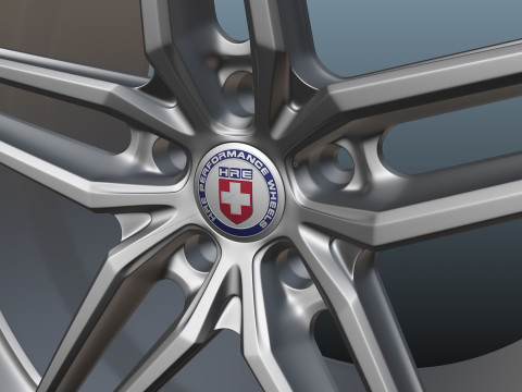 HRE P107SC 3D-Modell