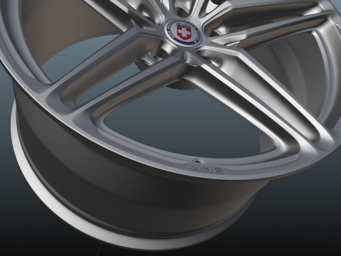 HRE P107SC 3D-Modell