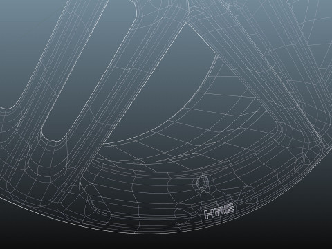 HRE P107SC 3D-Modell