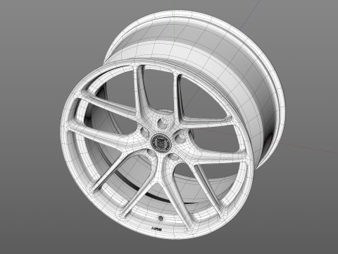 HRE R101 Modello 3D