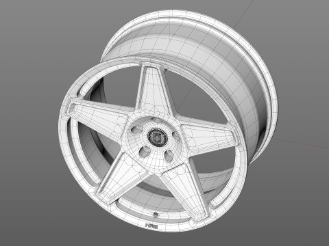 HRE VintageSeries 505M 3D Model