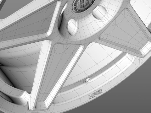 HRE VintageSeries 505M 3D Model
