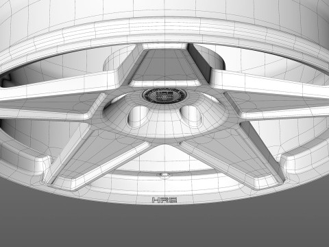 HRE VintageSeries 505M 3D Model