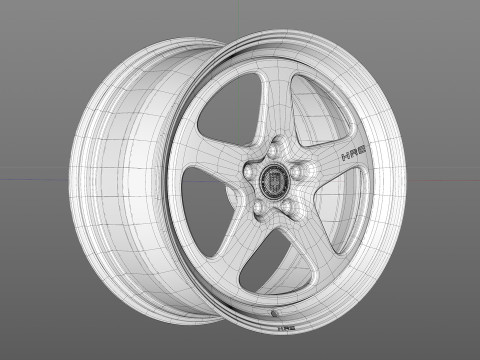 HRE VintageSeries 527 FMR 3D Model
