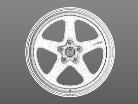 HRE VintageSeries 527 FMR 3D Model