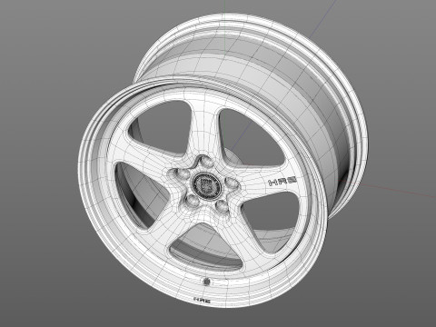 HRE VintageSeries 527 FMR 3D Model