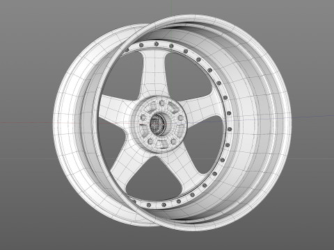 HRE VintageSeries 527 FMR 3D Model