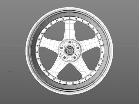 HRE VintageSeries 527 FMR 3D Model
