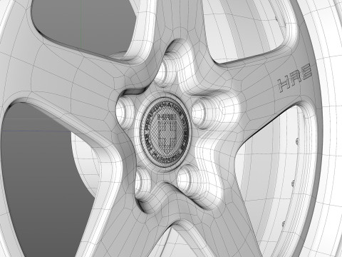 HRE VintageSeries 527 FMR 3D Model