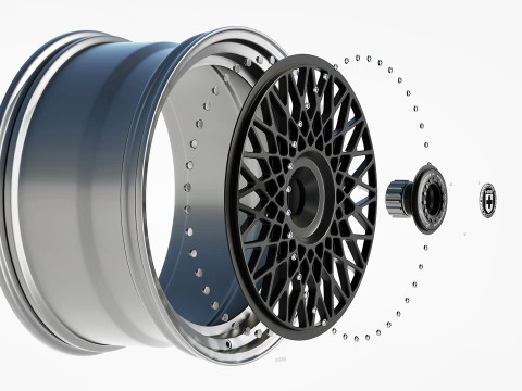 HRE VintageSeries 501 FMR 3D 模型