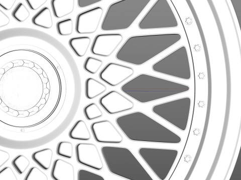 HRE VintageSeries 501 FMR 3D 模型