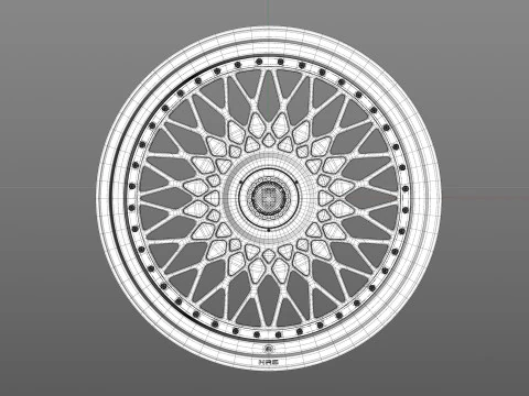 HRE VintageSeries 501 FMR 3D Model