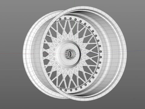 HRE VintageSeries 501 FMR 3D Model