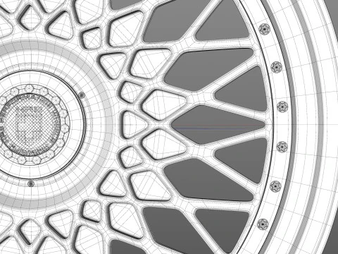 HRE VintageSeries 501 FMR 3D Model