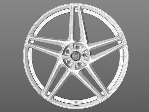 HRE RS307M Modello 3D