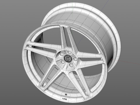 HRE RS307M Modello 3D