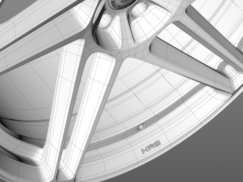 HRE RS307M Modello 3D