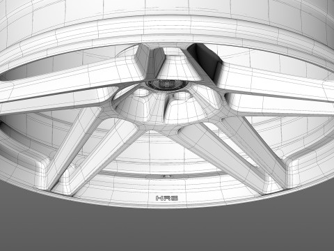 HRE RS307M Modello 3D