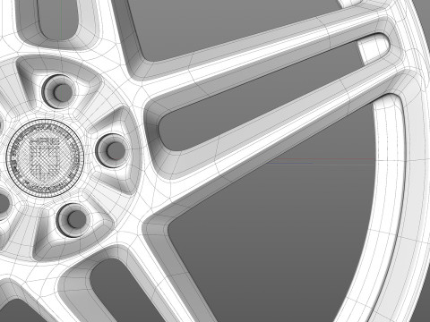 HRE RS307M Modello 3D