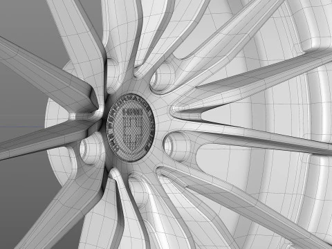 HRE SeriesP1 P103 3D Model
