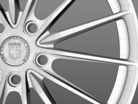 HRE SeriesP1 P103 3D Model