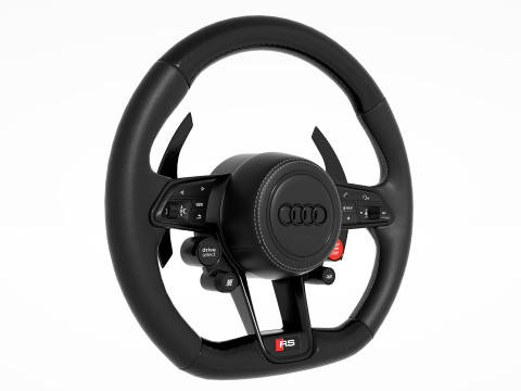 Audi R8 Steering wheel 3D मॉडल