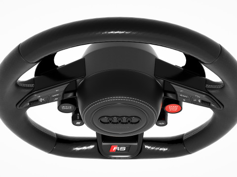 Audi R8 Steering wheel 3D मॉडल