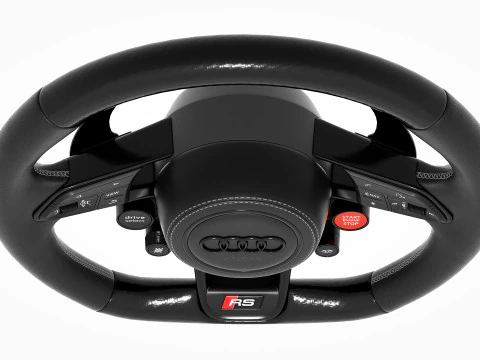 Audi R8 Steering wheel 3D Model