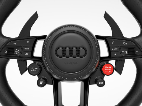 Audi R8 Steering wheel 3D मॉडल