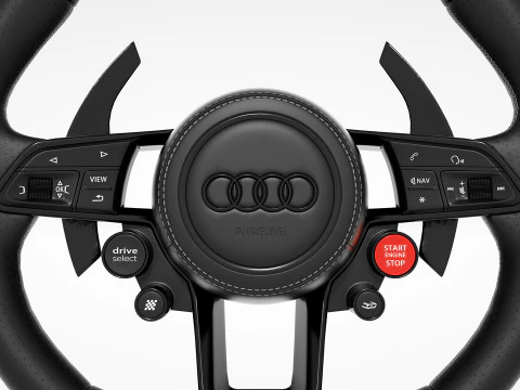 Audi R8 Steering wheel 3D Model