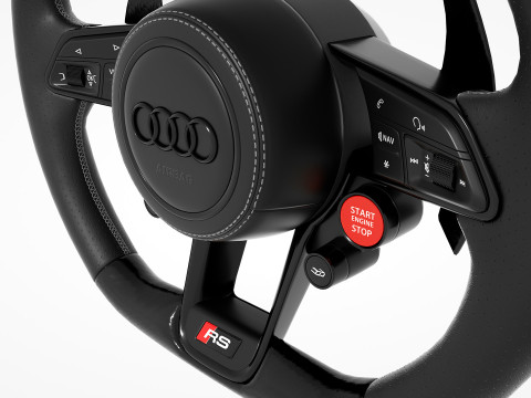 Audi R8 Steering wheel 3D मॉडल
