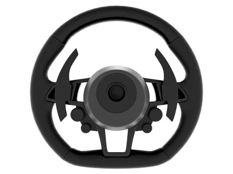 Audi R8 Steering wheel 3D Model