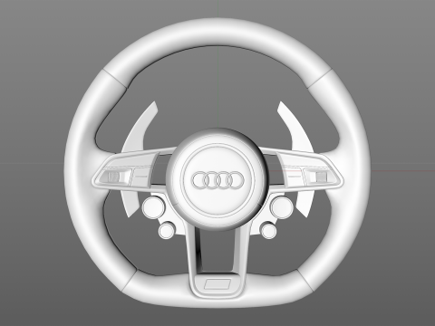 Audi R8 Steering wheel 3D मॉडल