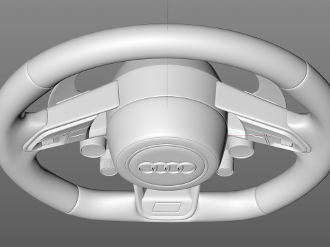 Audi R8 Steering wheel 3D मॉडल
