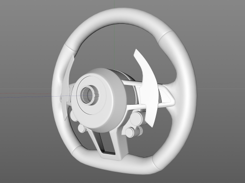 Audi R8 Steering wheel 3D मॉडल